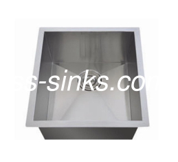 OEM Alt Taşlı Paslanmaz Çelik Mutfak Lavabo 14-1/2 * 17 'İç Boyutlu Tek Kasa