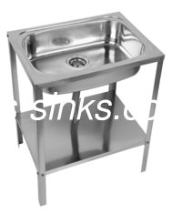 Üst Taşıma Paslanmaz Çelik Lavabo Standı fırçalandı Dönüştürme Yüksekliği 75 cm