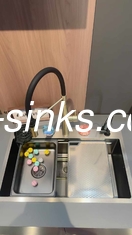 Paslanmaz çelik 304 bar tek kase Modern Top Mount Mutfak Lavabo