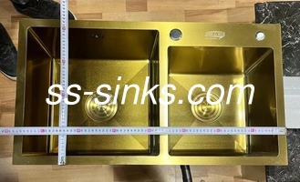 780*430mm vb. Modern İnşaat Dikdörtgen Mutfak Lavabo Paslanmaz