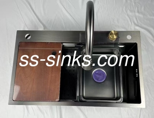 Tek havuz el yapımı mutfak lavabo ürün tarzı el yapımı lavabo 2 havuz havuz tarzı eşit havuz kase sayısı tek