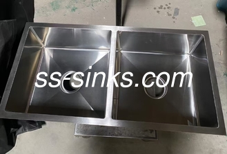 9 Inch Bowl Depth Çifte lavabo mutfak lavabosu musluk içermiyor