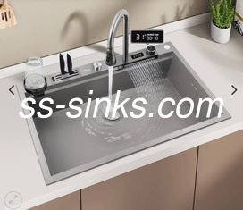 21cm kase derinliği önlük paslanmaz çelik mutfak lavabo 3,5 inç drenaj açılışı