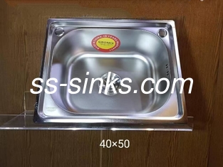Topmount Mutfak Lavabosu 30 X 17 inç Çöpeçeli Tek Bowl Çöpeçeli Mutfak Lavabosu için Bir veya İki Delik