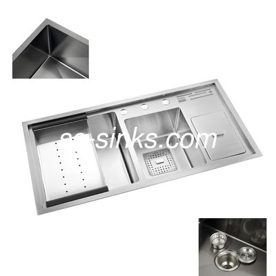 El yapımı mutfak lavabı ve drenaj levhası En iyi banyo zemini drenaj süpürgesi çözümü