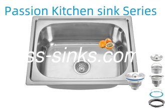 21cm kase derinliği önlük paslanmaz çelik mutfak lavabo 3.5 inç drenaj açılışı performans için