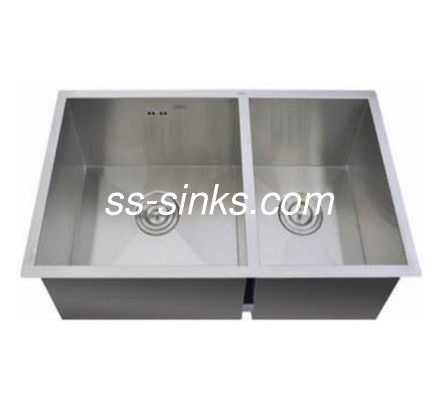 Saten Finish Önlük Paslanmaz Çelik Mutfak Lavabo Sabun Tescil Aksesuarları ile