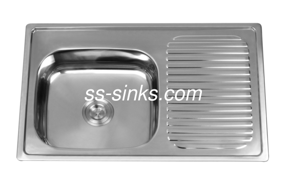 OEM Boyutu Topmount Mutfak Lavabo Çanakkabı ile Tek Kuyu Minimum Kabine Boyutu 33 Inç