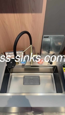 Paslanmaz çelik 304 bar tek kase Modern Top Mount Mutfak Lavabo