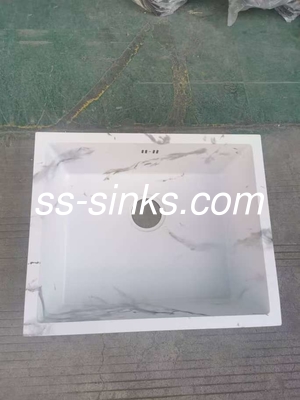 El yapımı üretim modu modern tasarım stili ile mutfak lavabo üst montu