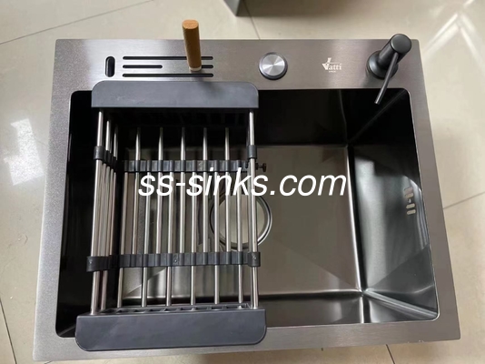 1 kase OEM dış boyutları da dahil olmak üzere Polonyalı Topmount Mutfak Lavabosu