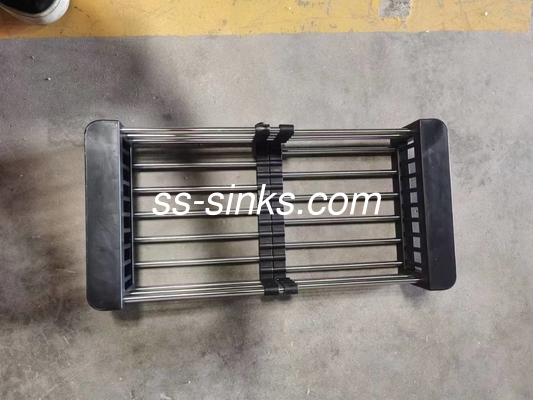 Dikdörtgen kabuk şekli Üst Taşıma Paslanmaz Çelik Lavabo Satin Finish Ağır görevli