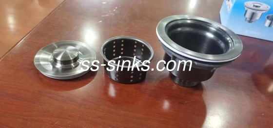 Serisi 304 Paslanmaz Çelik El Yapımı Lavabo Çift Kasa Mutfak Üstü Montajı