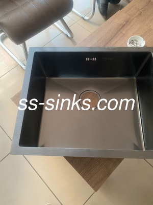 El yapımı Alt katman renkli paslanmaz çelik tek kase lavabo Şık ve işlevsel