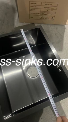 Paslanmaz çelik mutfak tek kase lavabo temizlemek kolay drenaj ve dayanıklı malzeme ile