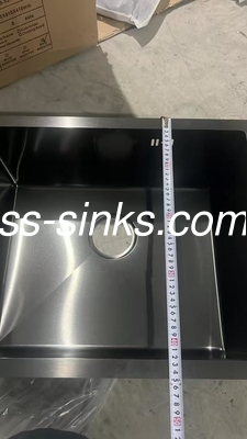 Paslanmaz çelik mutfak tek kase lavabo temizlemek kolay drenaj ve dayanıklı malzeme ile
