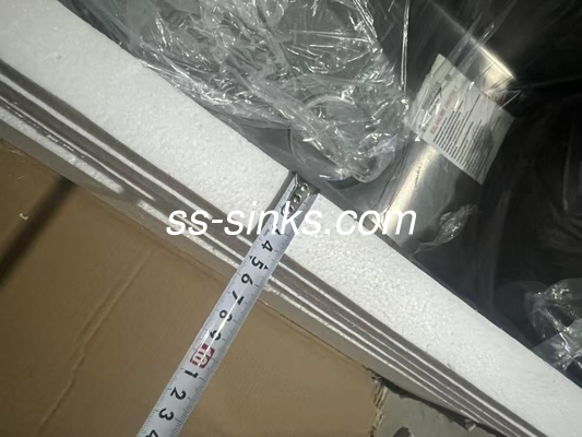 Paslanmaz çelik mutfak tek kase lavabo temizlemek kolay drenaj ve dayanıklı malzeme ile