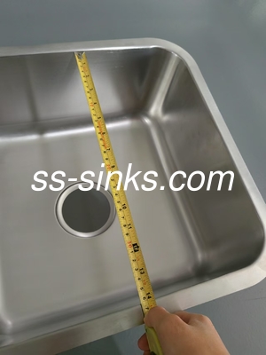 Önlük paslanmaz çelik mutfak tek kase lavabo kare şekli ve korozyona dayanıklı drenaj