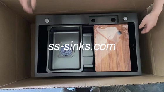 Tek havuz el yapımı mutfak lavabo ürün tarzı el yapımı lavabo 2 havuz havuz tarzı eşit havuz kase sayısı tek