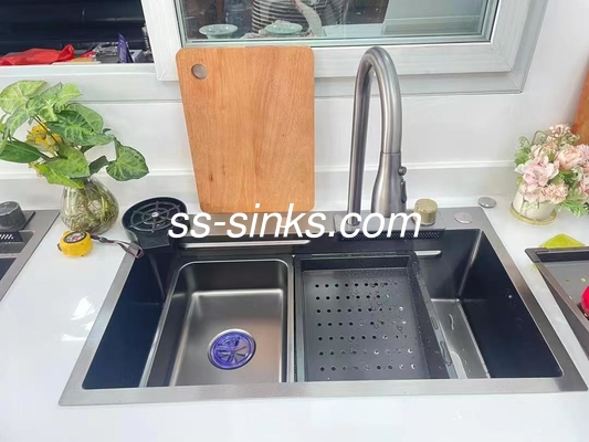 Nano Finish Önlük Paslanmaz Çelik Mutfak Lavabo Yüksek Sıcaklığa Direniş Ve Dayanıklılık
