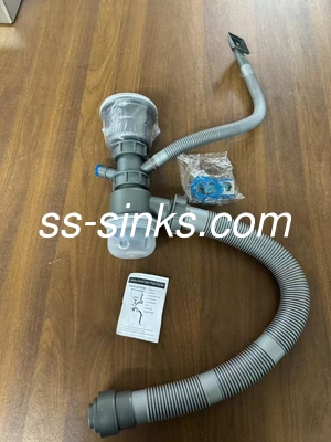 Büyük ve Küçük Kasa Lavabo Alt Montajı Paslanmaz Çelik Mutfak Lavabo Montaj Donanımı İçerildiği