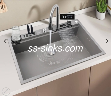 21cm kase derinliği önlük paslanmaz çelik mutfak lavabo 3,5 inç drenaj açılışı