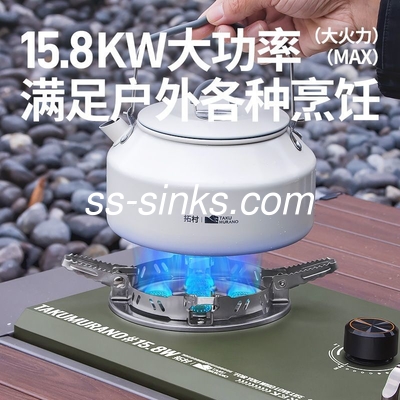 Authentic BBQ deneyimi için 2 yan raf Logo Corten Çelik BBQ Grill