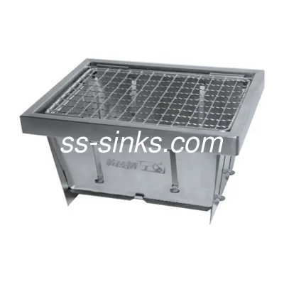 Elektronik Çakma ile Taşınabilir Kömür BBQ Grill Arabası En İyi BBQ Çözümünüz