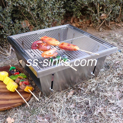 OEM Taşınabilir Kömür Izgara Açık Barbekü Ekipmanları Mutfak Pişirme