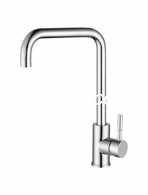 Krom Hareketli Kulp Mutfak Lavabo Musluğu Dakikada 1.8 Galon