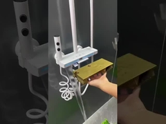 Otel Banyo Paslanmaz Yağmur Duş Seti Siyah Ayna Poliş