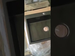 siyah renk paslanmaz lavabo el yapımı üst montaj 110mm drener