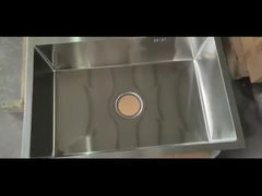 çelik lavabo el yapımı gümüş fırça tek kase