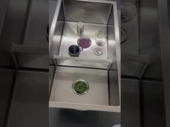 el yapımı mutfak lavabo çift kase lavabo paslanmaya karşı test